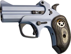 Modern Revolverwith Wooden Grip