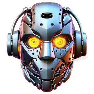 Modern Robot Head Art Png 06212024 PNG image