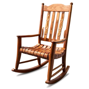Modern Rocking Chair PNG 06282024