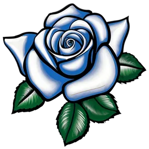 Modern Rose Tattoo Creation PNG Squ89 PNG