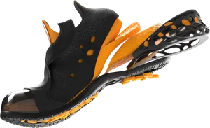 Modern Running Shoe Design PNG image