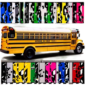 Modern School Bus Design Png Tgw11 PNG image