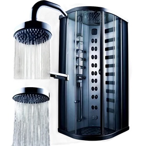 Modern Shower Design PNG Jwf