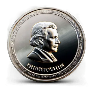 Modern Silver Coin Rendering Png 06272024 PNG image