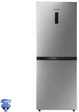 Modern Silver Refrigerator PNG image