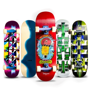 Modern Skateboard Deck Visual Png 06282024 PNG image