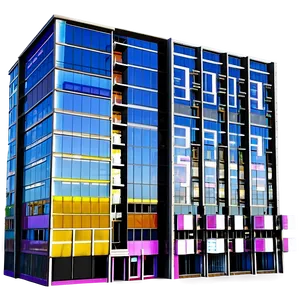Modern Skyscraper Building PNG 27