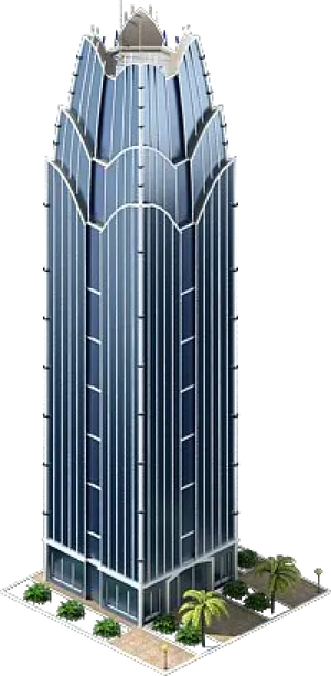 Modern Skyscraper Design PNG image