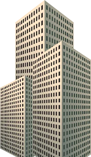 Modern Skyscrapers Illustration PNG image