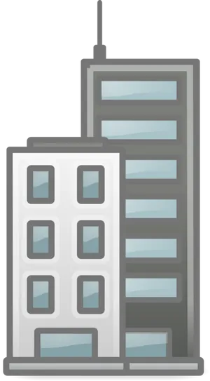 Modern_ Skyscrapers_ Vector_ Illustration PNG image