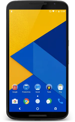 Modern Smartphone Display PNG image