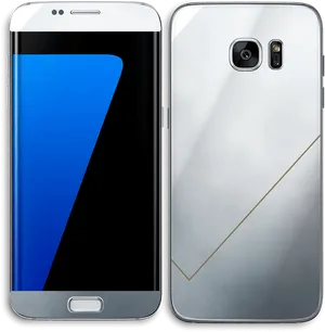 Modern Smartphone Front Back View PNG image