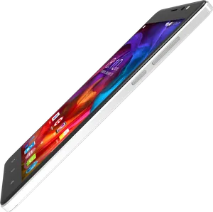 Modern Smartphone Side View PNG image