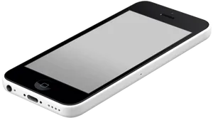 Modern Smartphoneon Gray Background PNG image
