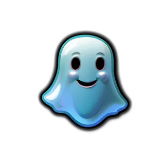 Modern Snapchat Ghost PNG 4