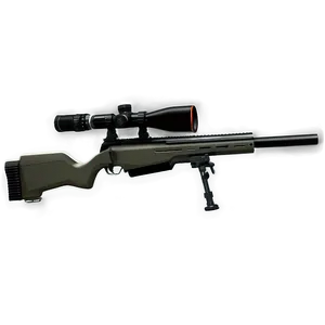 Modern Sniper Rifle Illustration PNG Jrm PNG