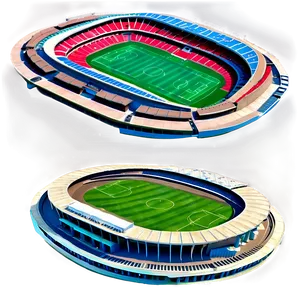 Modern Soccer Stadium Design PNG 06252024