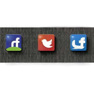 Modern Social Media Icons PNG Mte13