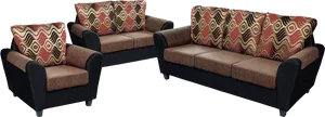 Modern Sofa Set Design PNG image
