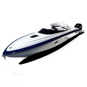 Modern Speed Boat PNG Tjl