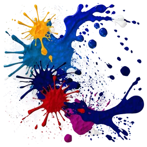 Modern Splatter Paint Technique PNG 17 PNG