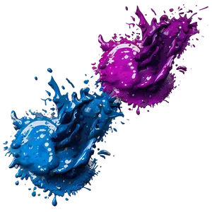 Modern Splatter Paint Technique PNG Luk31 PNG