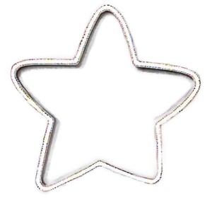 Modern Star Outline Png 85 PNG image