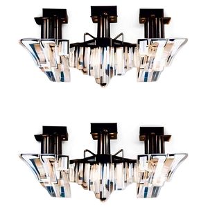 Modern Statement Chandelier PNG 06282024