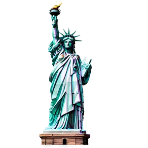 Modern Statue Of Liberty Graphic Png Vgr PNG image