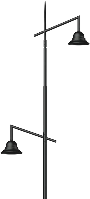 Modern Street Lamp Design PNG image