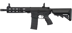 Modern Tactical Rifle Isolated PNG image