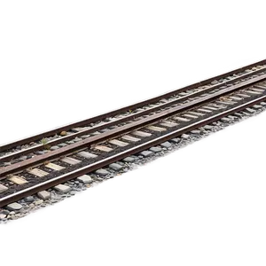 Modern Urban Railroad Tracks Png 06122024 PNG image