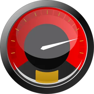 Modern Vehicle Speedometer Illustration PNG image