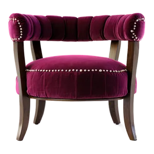 Modern Velvet Chair Png Wvx PNG image