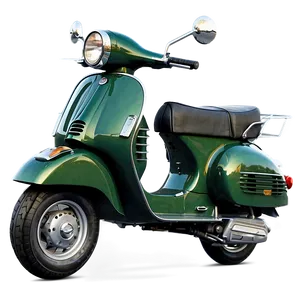 Modern Vespa Motorcycle PNG 15