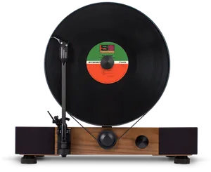 Modern Vinyl Record Player PNG