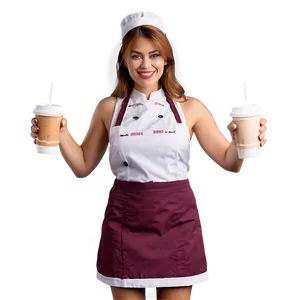 Modern Waitress Look Png Qfg64 PNG image