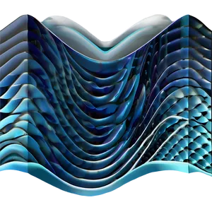 Modern Wave Pattern Png 06272024 PNG image