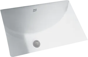 Modern White Ceramic Bathroom Sink PNG image