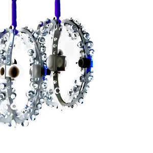 Modern White Chandelier PNG 74