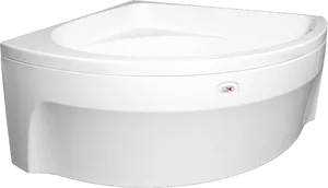 Modern White Corner Bathtub