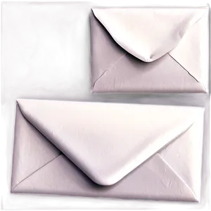 Modern White Envelope PNG Tol36