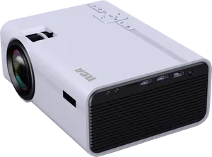 Modern White Home Theater Projector PNG