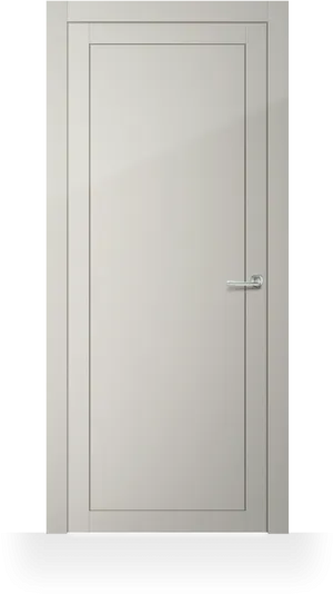 Modern White Interior Door PNG image