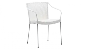 Modern White Mesh Office Chair PNG image