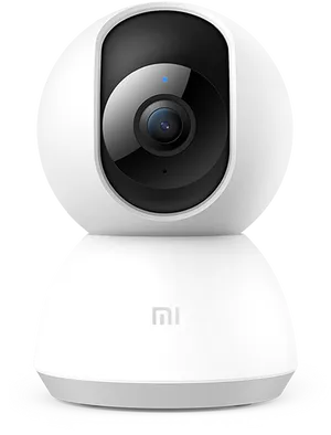 Modern White Mi Security Camera PNG image