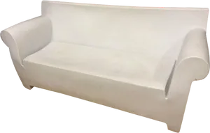 Modern White Sofa Design PNG image