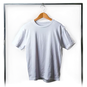 Modern White T-shirt PNG 05252024