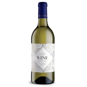 Modern White Wine Label Png 6 PNG image