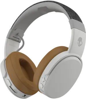 Modern White Wireless Headphones